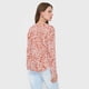 thumbnail image 2 of Blusa Mujer Cuello Mao Print Cebra Terracota Corona, 2 of 5