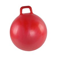 Magideal - Pelota Saltarina Con Mango, Juego De Patio Al Aire Libre, Divertida Para Niños Y Niñas De 55Cm De Diámetro, Juguetes Para Niños, Pelota Deportiva Para Rojo
