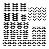 Magideal - 140X Decoración De Pared De Murciélagos De Halloween, Pegatinas De Halloween De Murciélago, Decoración Decorativa De Halloween Espeluznante, Pegatinas