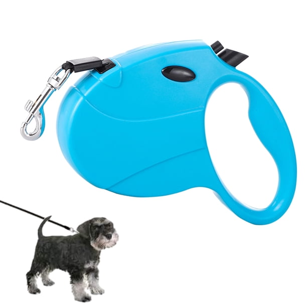 Correa retráctil para perros, correa retráctil para perros al aire libre con cable de alambre extensor de masticación desmontable