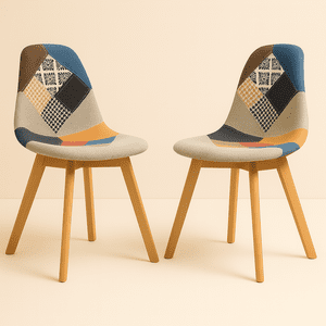 Oh! Mi Hogar ® - Pack De 2 Sillas Patchwork Tulip
