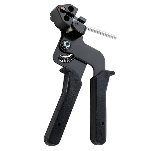 Xusx111 - Pistola De Lazo De Cable, Pistola De Lazo De Cremallera De Acero Inoxidable, Herramienta Especial Para Fijar Y Cortar Lazos De Cable De Metal. Herramienta De Corbata De Cremallera De Acero I