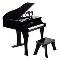 Set De Juguetes Musicales Piano Hape Classic Grand Black De 30 Teclas Para Niños