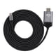 thumbnail image 2 of Cable tipo C a 4K60 Hz con carcasa de aluminio tejido de 2 m, USB C a HDTV para MacBook Pro 15 y 13 (2017/2016), 2 of 8