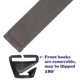 thumbnail image 5 of Tirantes HIKERS 130 cm Gris 2 unidades con Bucle de Cinturón de 3 Puntos, 5 of 5