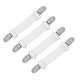 thumbnail image 1 of 4 Piezas Clips de Ajuste Clips de Mitón Ajustables Clip de Cuello de Chal Cárdigan para Suéteres Vestido Blanco, 1 of 7