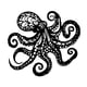 thumbnail image 3 of Arte De Pared De Pulpo De Metal, Decoración De Pared De Metal Para Dormitorio, Patio Y Jardín., 3 of 5