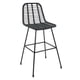 thumbnail image 1 of Taburete Alto de Terraza Rattan Grecia Color Negro, 1 of 4