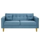 thumbnail image 1 of Sofa New Retro 3c Felpa 01 Azul Petroleo, 1 of 6