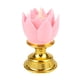 thumbnail image 4 of Luz De Lotus Solemne Santa Luz Budista Para El Santuario Decorativo Al Aire Libre Rosa, 4 of 5