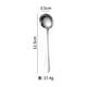 thumbnail image 1 of Xiao Hua Vajilla de Acero Inoxidable premium - Juego de 4 Piezas de Vajilla Pulida Plateada, Cuchara de Acero Inoxidable de 4.92 X 1.38 Pulgadas, Apta para Lavavajillas, Adecuada para Servicios de, 1 of 3