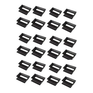 Genérico - Pack X24 Moldes Desmontables Moldes Rectangular Individual