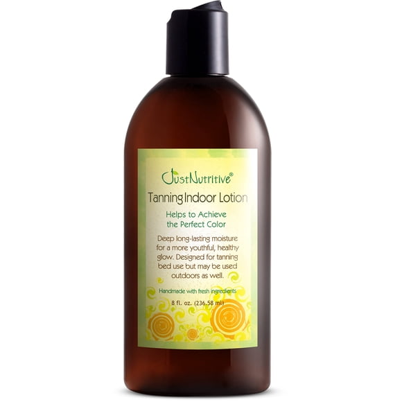 Loción bronceadora Just Nutritive, hidratante bronceador para interiores, 240 ml
