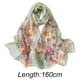 thumbnail image 5 of Bufandas ligeras con estampado de flores para mujer, chal de algodón, regalo de verano, 5 of 6