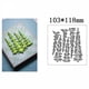 thumbnail image 4 of Matrices de corte metálicas Sznilindm, 6 piezas, árboles de pino navideños, 10 x 12 cm, 4 of 6