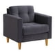 thumbnail image 2 of Sofa Retro 1c Felpa 04 Gris, 2 of 6