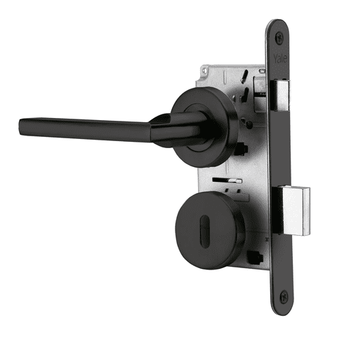 Poli - Cerradura Embutida Milano B40 Dormitorio Negro