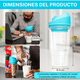 thumbnail image 4 of Vaso Portátil De Plástico Para Cereales, 4 of 4