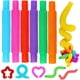 thumbnail image 1 of Fidget Pop Tube Juguetes, paquete de 14 Mini Pop Tube Sensoy Juguetes para niños y adultos, juguetes Pop Tube multicolor para aliviar el estrés y la ansiedad, juguetes de aprendizaje que estimulan la, 1 of 7