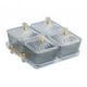 thumbnail image 3 of Plato De Frutos Secos Con Tapa, Plato De Lujo Para Dulces Y Nueces, Para Condimentos Caseros, Vacaciones, Color Gris, 3 of 3