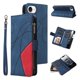 thumbnail image 1 of YEYKX para iPhone 17e / 16e Funda Tipo Billetera con Bolsillo con Cierre de Zíper para 9 Tarjetas, Cierre Magnético Funda Tipo Folio Premium de Cuero PU con Correa de Muñeca para iPhone 17e / 16e, 1 of 8