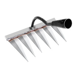 Magideal - Rastrillo De Deshierbe De Jardín Rastrillo De Mano De Jardín Rastrillo De Cultivador Agrícola Rastrillo De Agarre Rastrillo De Eliminación De Deshierb 6 Dientes