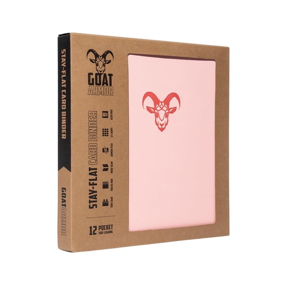Carpeta para cartas Goat Armor 480 cartas rosa resistente al agua
