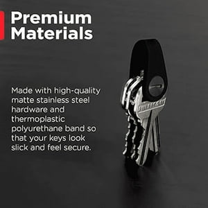 Movi - Organizador De Llaves Premium En Acero Y Banda Tpu