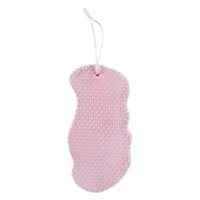Magideal - Esponja Exfoliante Baño Pva Flexible Cepillo Corporal Reutilizable Limpiador Facial Removedor De Piel Muerta Apta Para Adultos Niños Mujeres Rosa