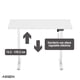 thumbnail image 2 of Escritorio Altura Regulable Essential 120x60cm Blanco Assen, 2 of 5