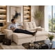 thumbnail image 1 of Sofá Reclinable Extensible 3 Cuerpos Magnum  2mt Bouclé White, 1 of 5