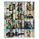 thumbnail image 1 of Cortina de ducha con collage de Channing Tatum, juego de cortinas de baño con ganchos, tamaño 60 x 72 pulgadas, 1 of 3