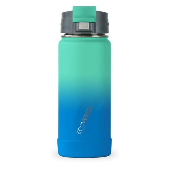 Botella inox de viaje 473 ml The Perk Azul.