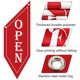thumbnail image 3 of Banner HANVIDA rojo de 81 cm, doble faz, kit de señal ABIERTO, 3 of 7