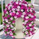thumbnail image 5 of Cestas colgantes INXUGAO con flores artificiales Darkorchid, 5 of 8