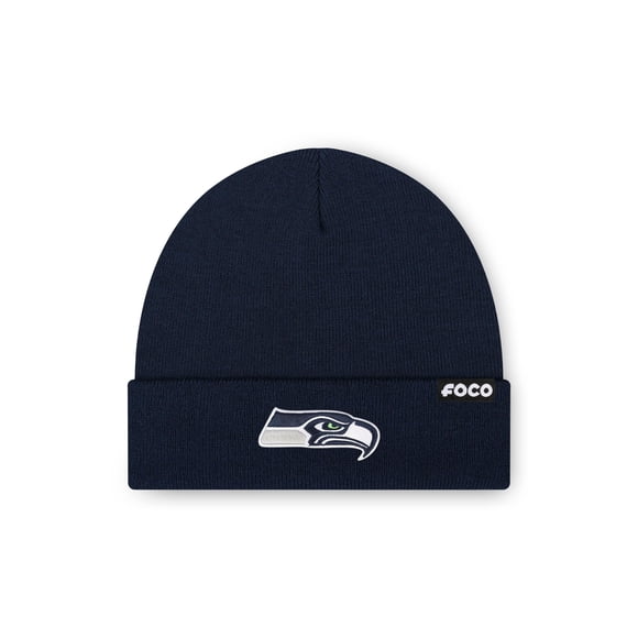 Gorro FOCO Seattle Seahawks NFL Basic Primary Logo Azul
