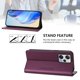thumbnail image 3 of Funda Billetera con Soporte para Xiaomi Redmi Note 12 Pro Plus 5G Bloqueo RFID Plegable Violeta, 3 of 6
