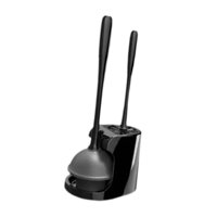 Bothyi - Juego Combinado De Escobilla Y Soporte Para Inodoro Y Escobilla Para Inodoro, Color Negro