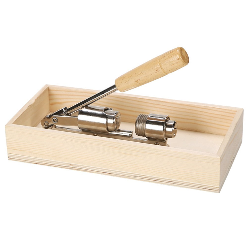 Xusx111 - Cracker Nut Cracker Pecan Cracker Herramienta De Cracker De Noces Con Tazón De Caja De Madera, Pecanes, Avellanas