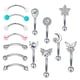 thumbnail image 4 of Ceja Barbell Pendientes Oreja Piercing Bar Piercing Joyas Para Fiesta Diaria, 4 of 5