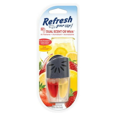 Aromatizante Para Auto Fresa /Limón 1 Un Refresh Your Car