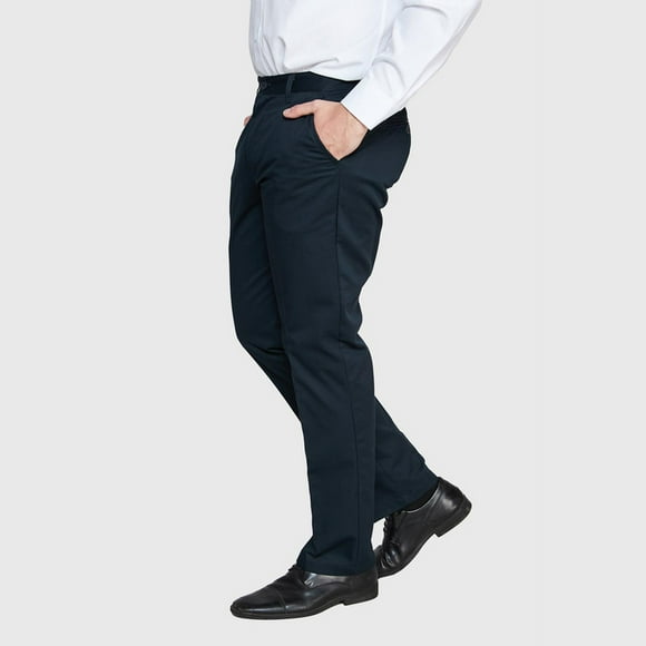 Pantalón Gabardina T/C Hombre azul marino 46