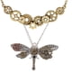 thumbnail image 2 of 2pcs steampunk libélula engranaje colgante biker collar gótico cadena mecánica, 2 of 3