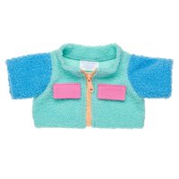 Build A Bear - Chaqueta Sherpa Celeste Build-A-Bear