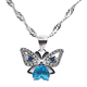 thumbnail image 1 of Collar Colgante Mariposa Corazón Circones Plata 925, 1 of 2