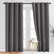 thumbnail image 1 of Cortinas opacas NICETOWN, cortinas térmicas grises, 214 x 213 cm, 2 unidades, 1 of 9