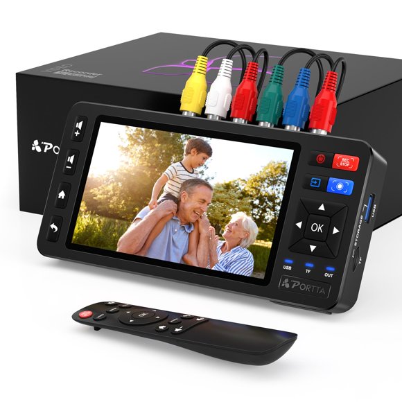 Convertidor Portta VD22P 5" HD a MP4 (Grabador de Video)