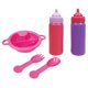 thumbnail image 4 of Set de muñecas Lissi con silla alta doble rosa y amarilla con 2 muñecas de 14 pulgadas, 4 of 6