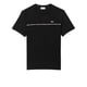 thumbnail image 4 of Camiseta Lacoste para hombre de algodón jersey con ribete, negra, talla mediana, 4 of 4