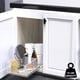 thumbnail image 2 of Cesta extraíble para gabinete Simple Houseware blanca 44 × 25 × 13 cm, 2 of 7